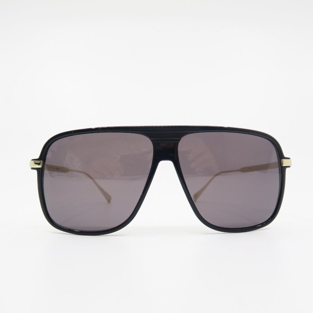 John Varvatos SVJ562 60mm Black/Grey Lenses, Navigator New Men's Sunglasses.